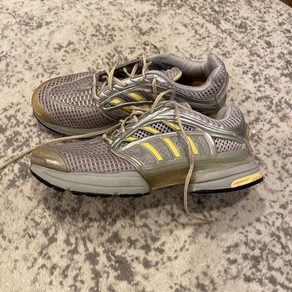 Adidas Climacool Adiprene 2004 YS6 621001 Silver Running Shoes Women Size 11 GUC